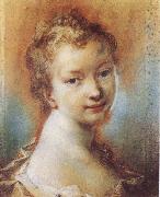 Rosalba carriera Portrait of a Young Girl oil painting artist